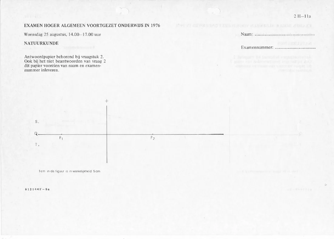 uitwerkbijlage bladzijde 1