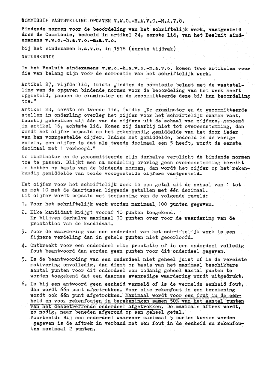 beoordelingsmodel bladzijde 1