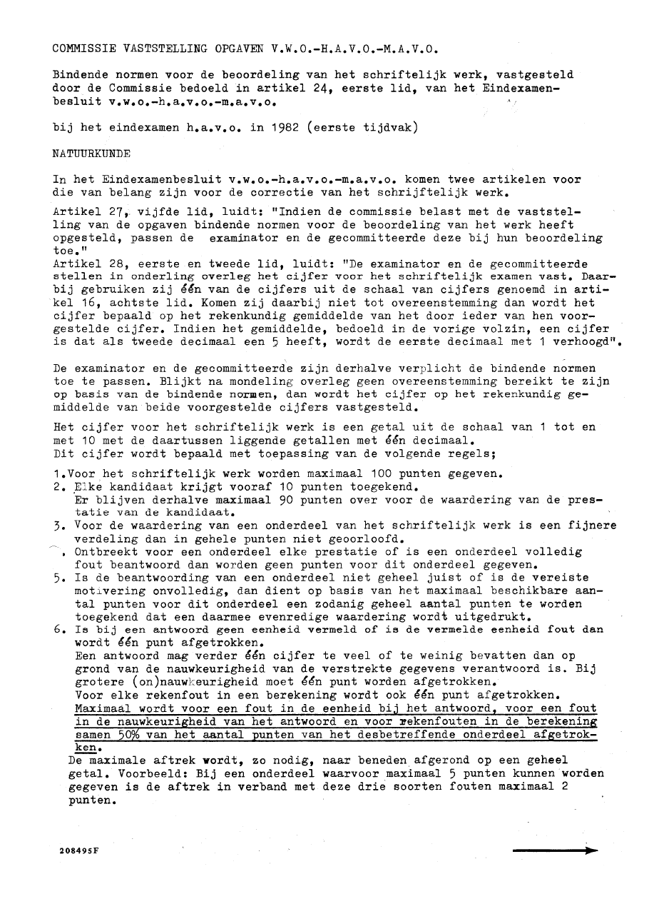 beoordelingsmodel bladzijde 1