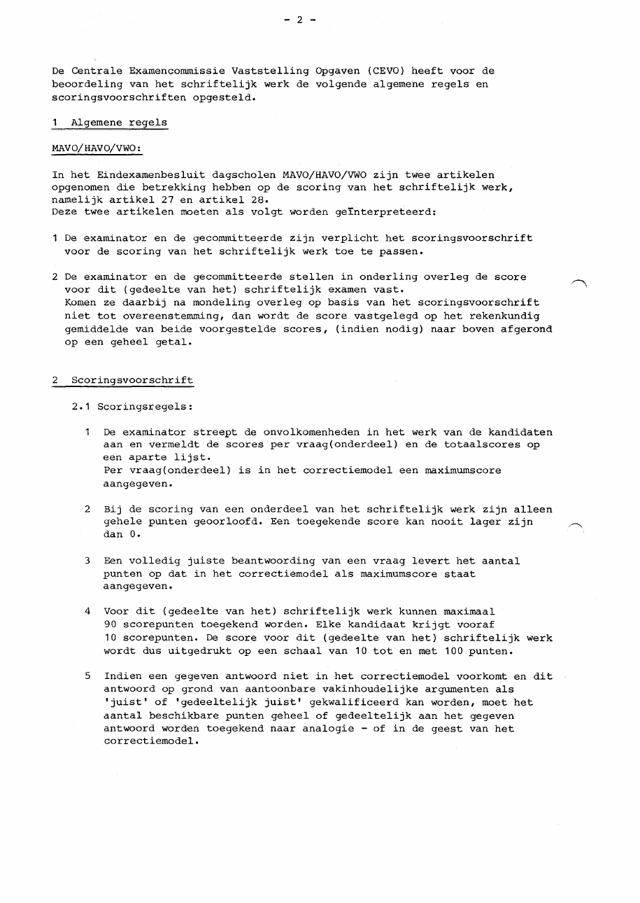 beoordelingsmodel bladzijde 2