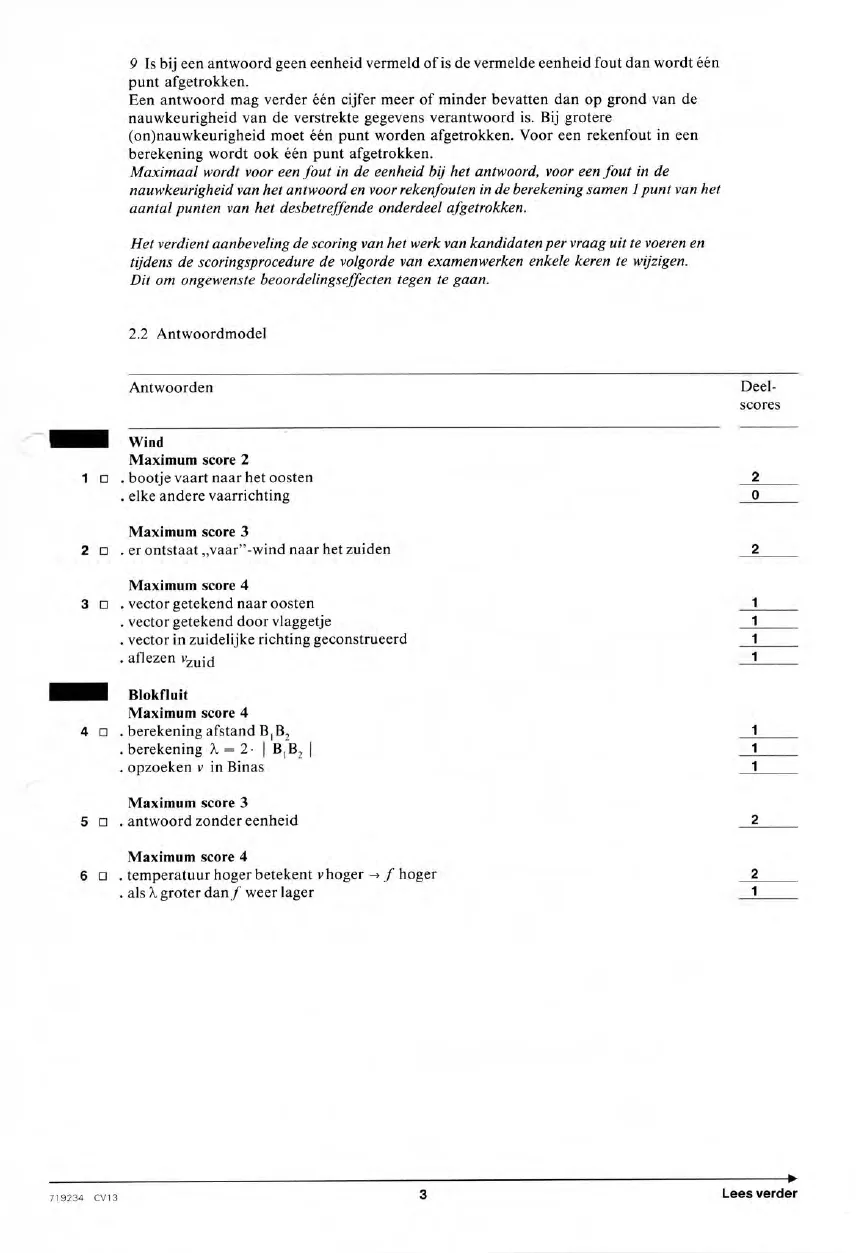 beoordelingsmodel bladzijde 3