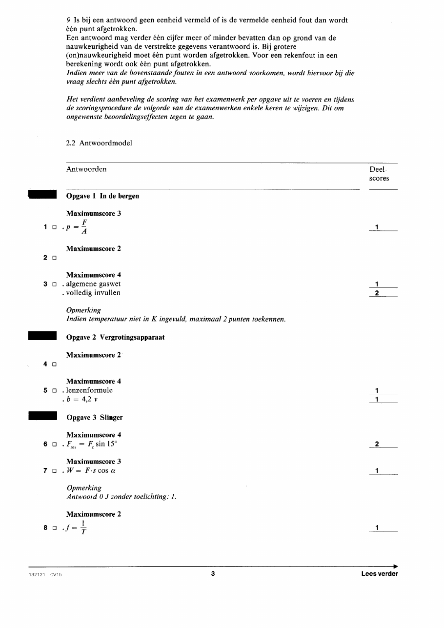 beoordelingsmodel bladzijde 3