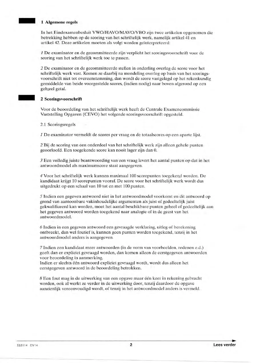 beoordelingsmodel bladzijde 2