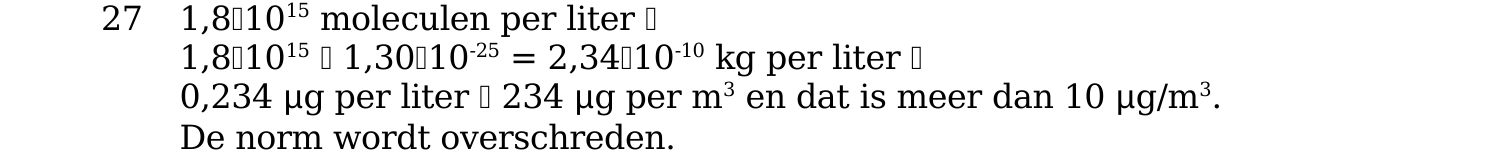 beoordelingsmodel vraag 27
