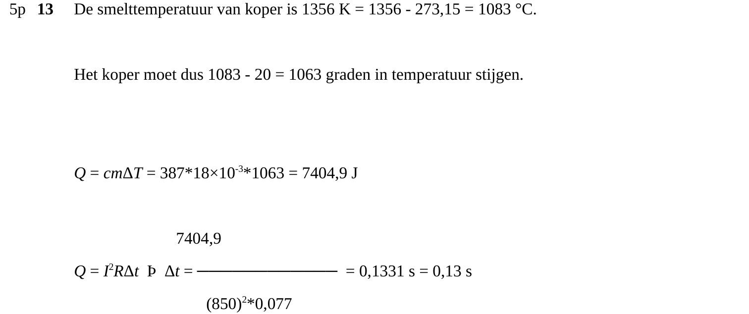 beoordelingsmodel vraag 13