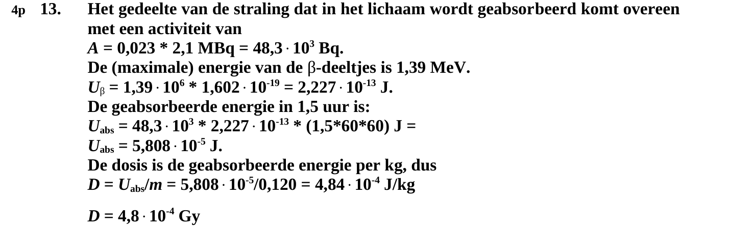 beoordelingsmodel vraag 13