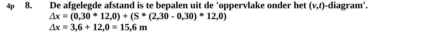 beoordelingsmodel vraag 8