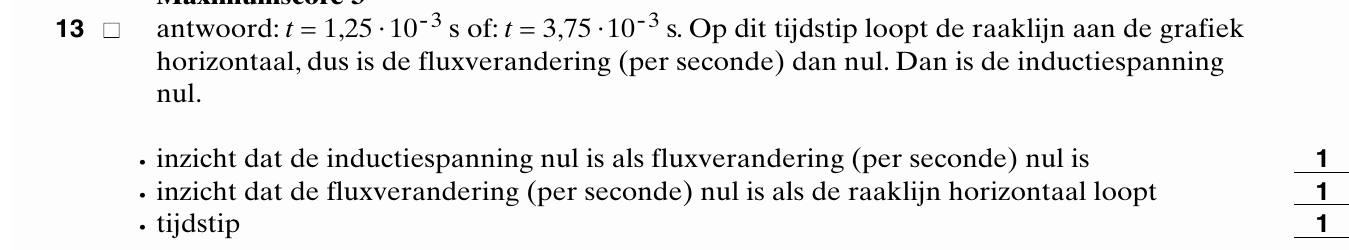 beoordelingsmodel vraag 13