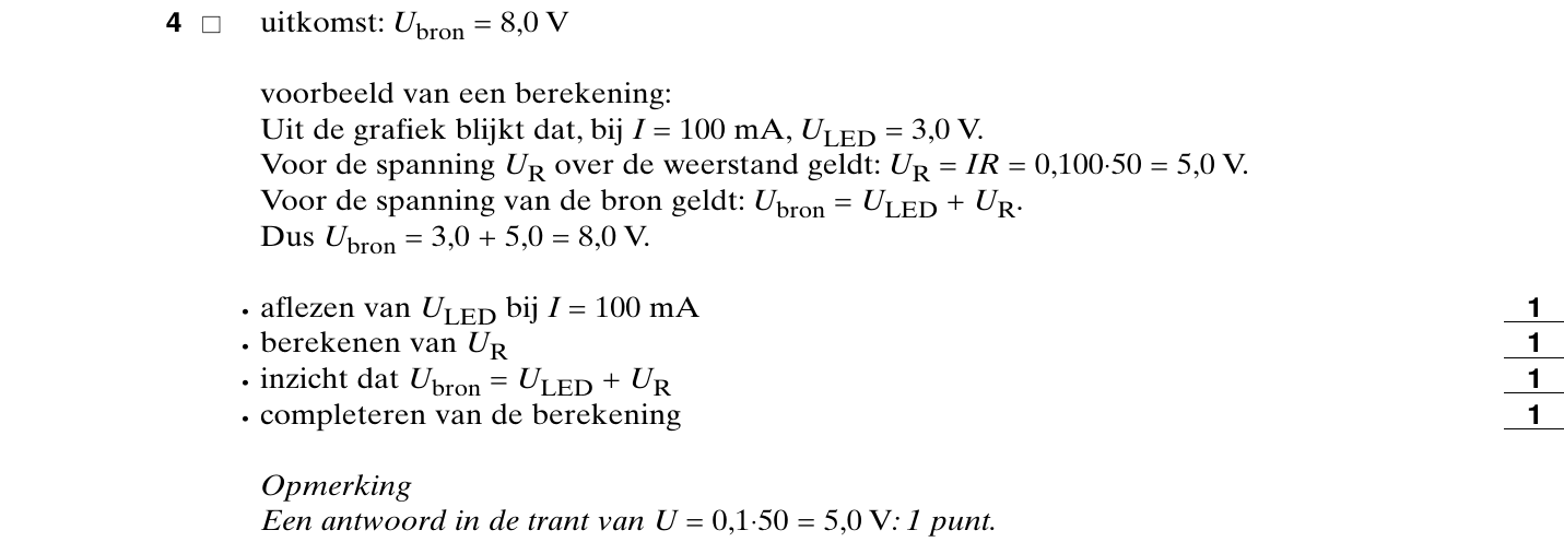 beoordelingsmodel vraag 4