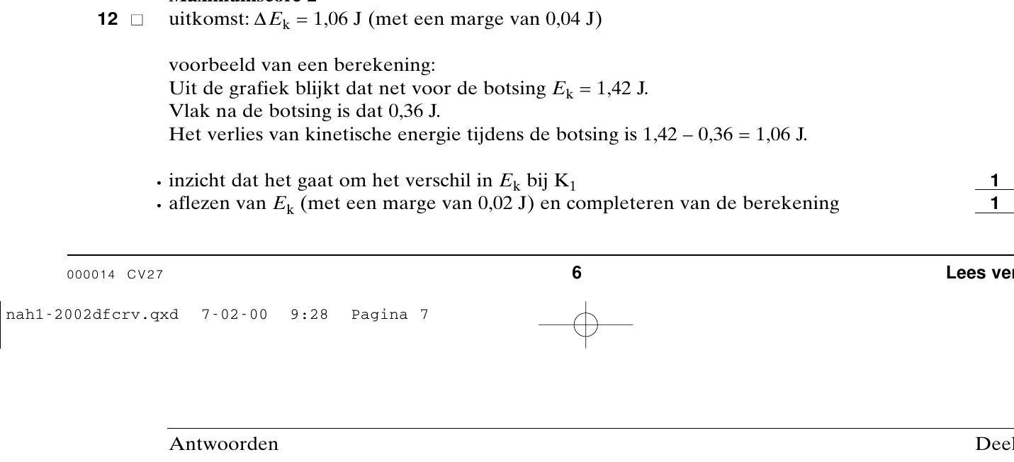 beoordelingsmodel vraag 12