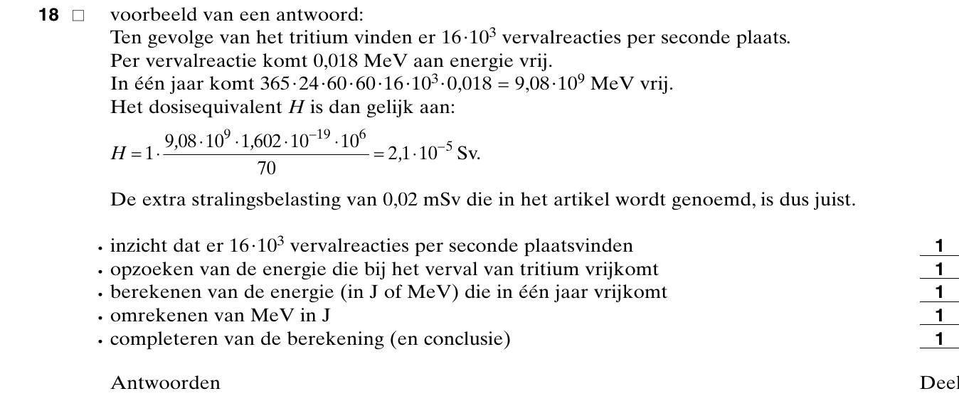 beoordelingsmodel vraag 18
