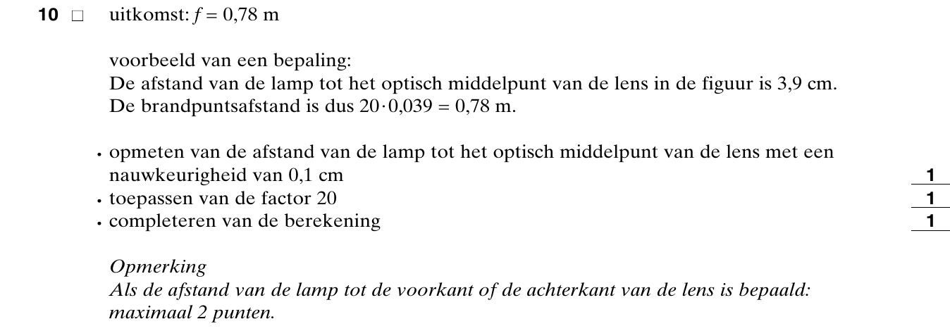 beoordelingsmodel vraag 10