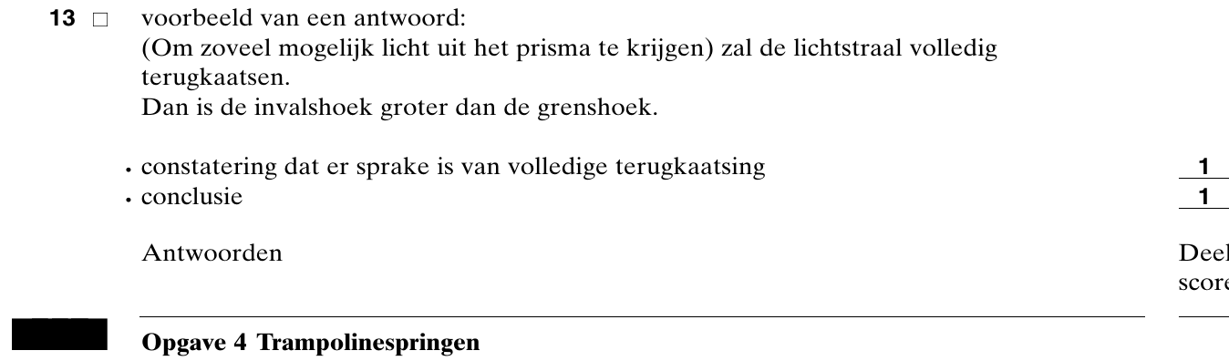 beoordelingsmodel vraag 13