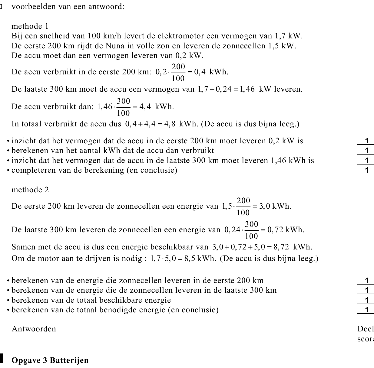 beoordelingsmodel vraag 10
