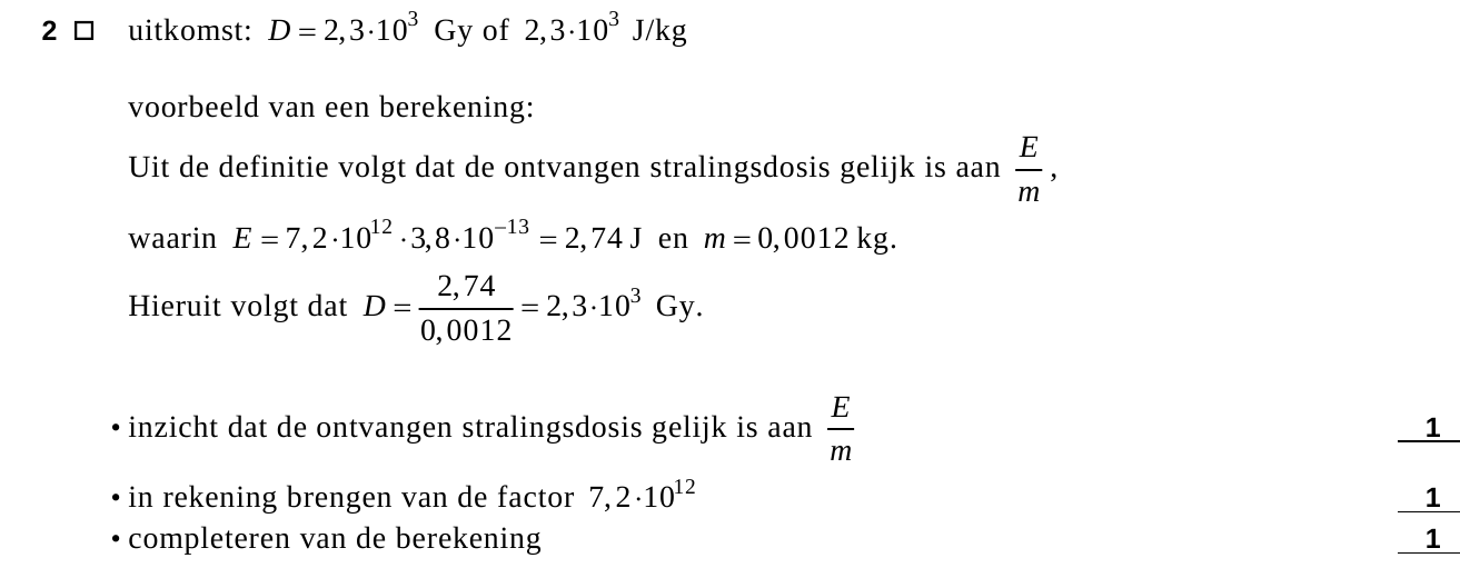 beoordelingsmodel vraag 2