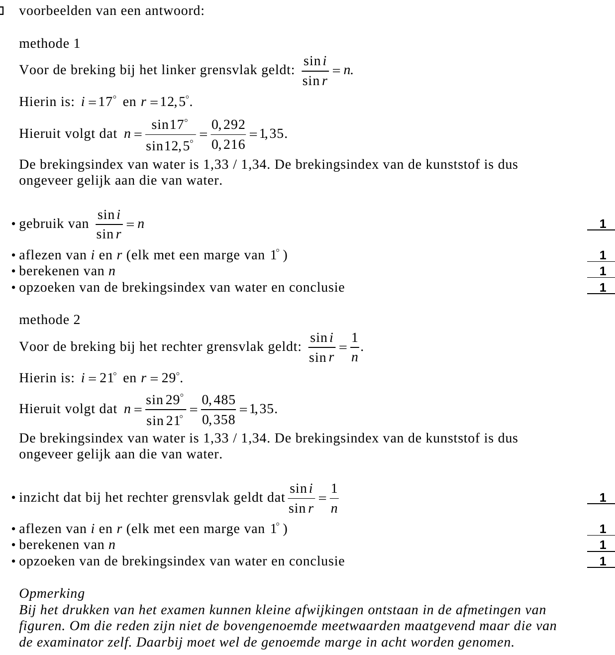 beoordelingsmodel vraag 14