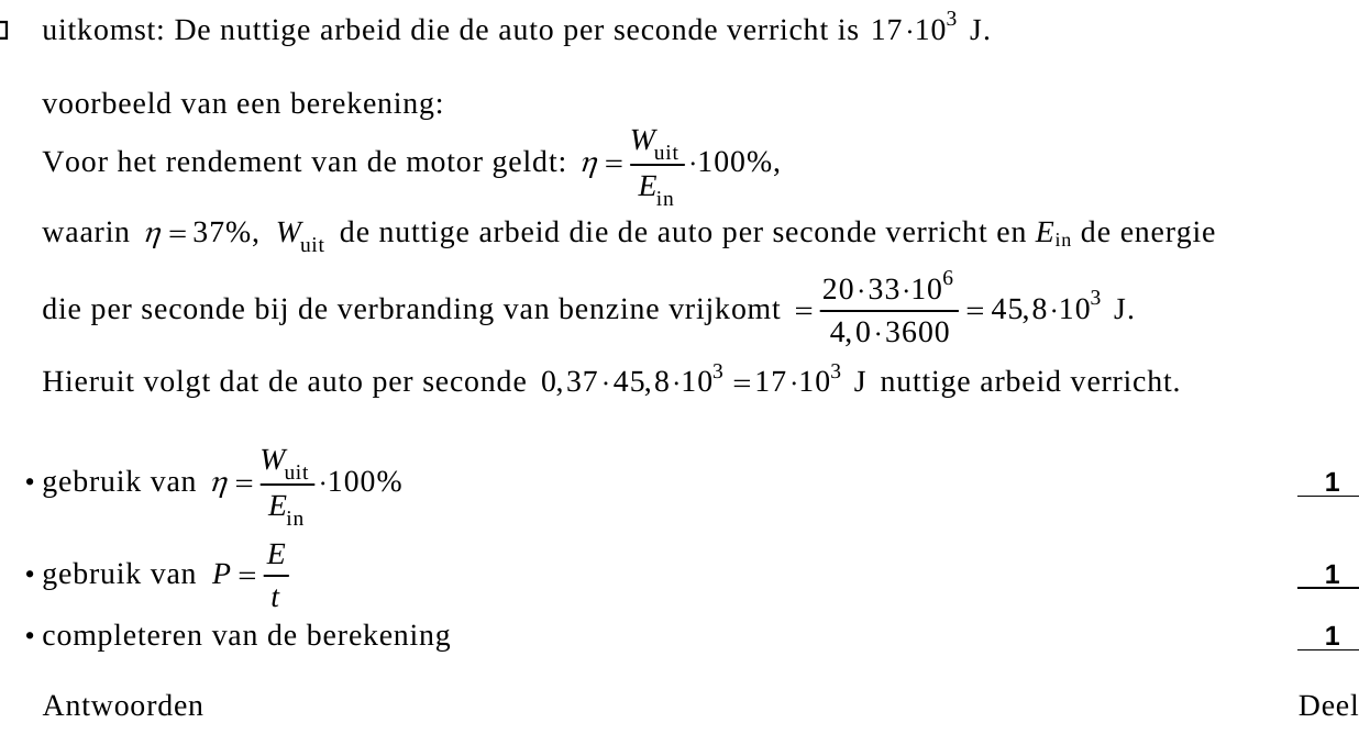 beoordelingsmodel vraag 11