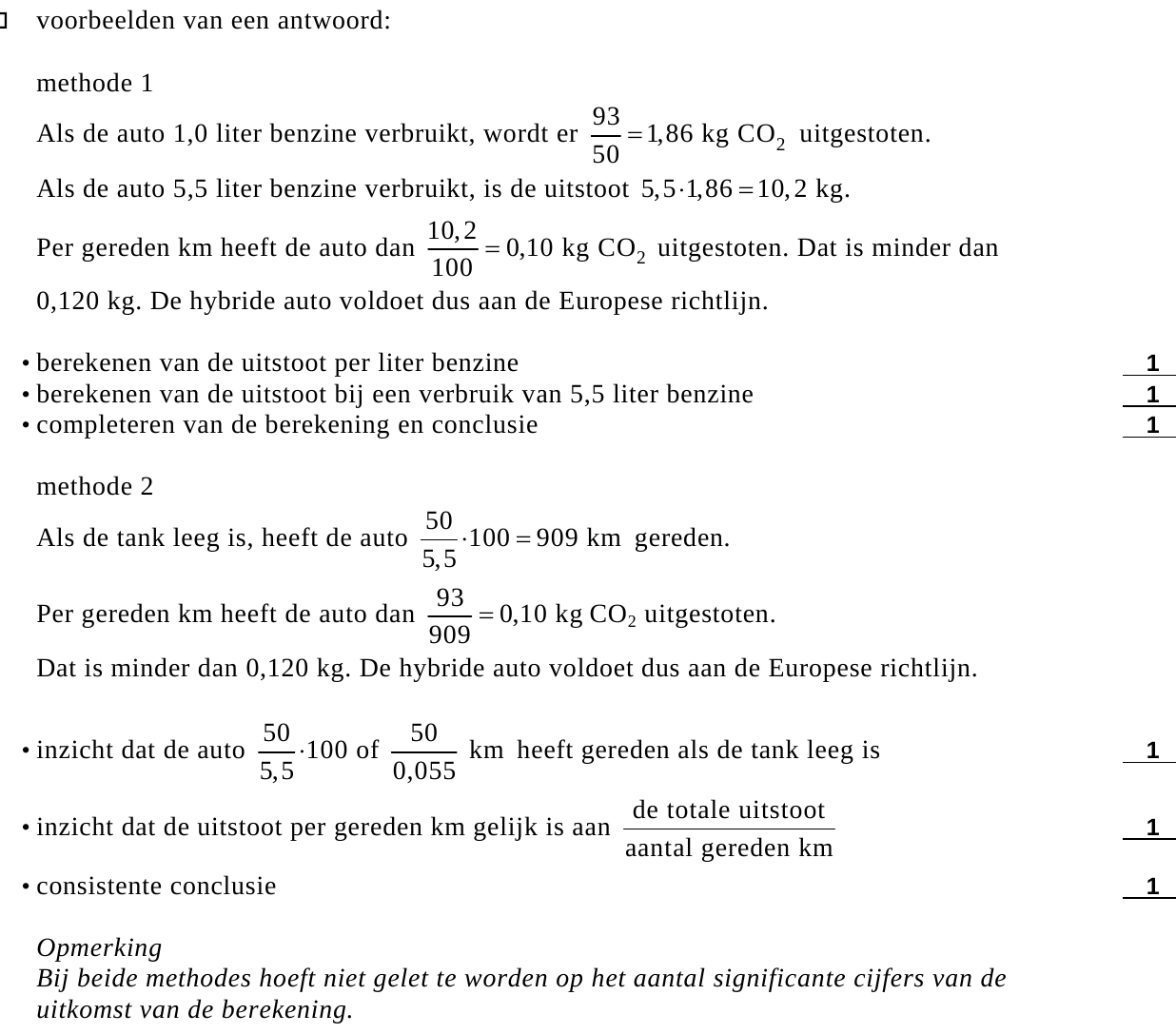 beoordelingsmodel vraag 12