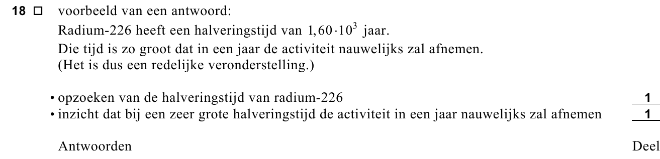 beoordelingsmodel vraag 18