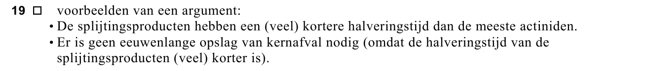 beoordelingsmodel vraag 19