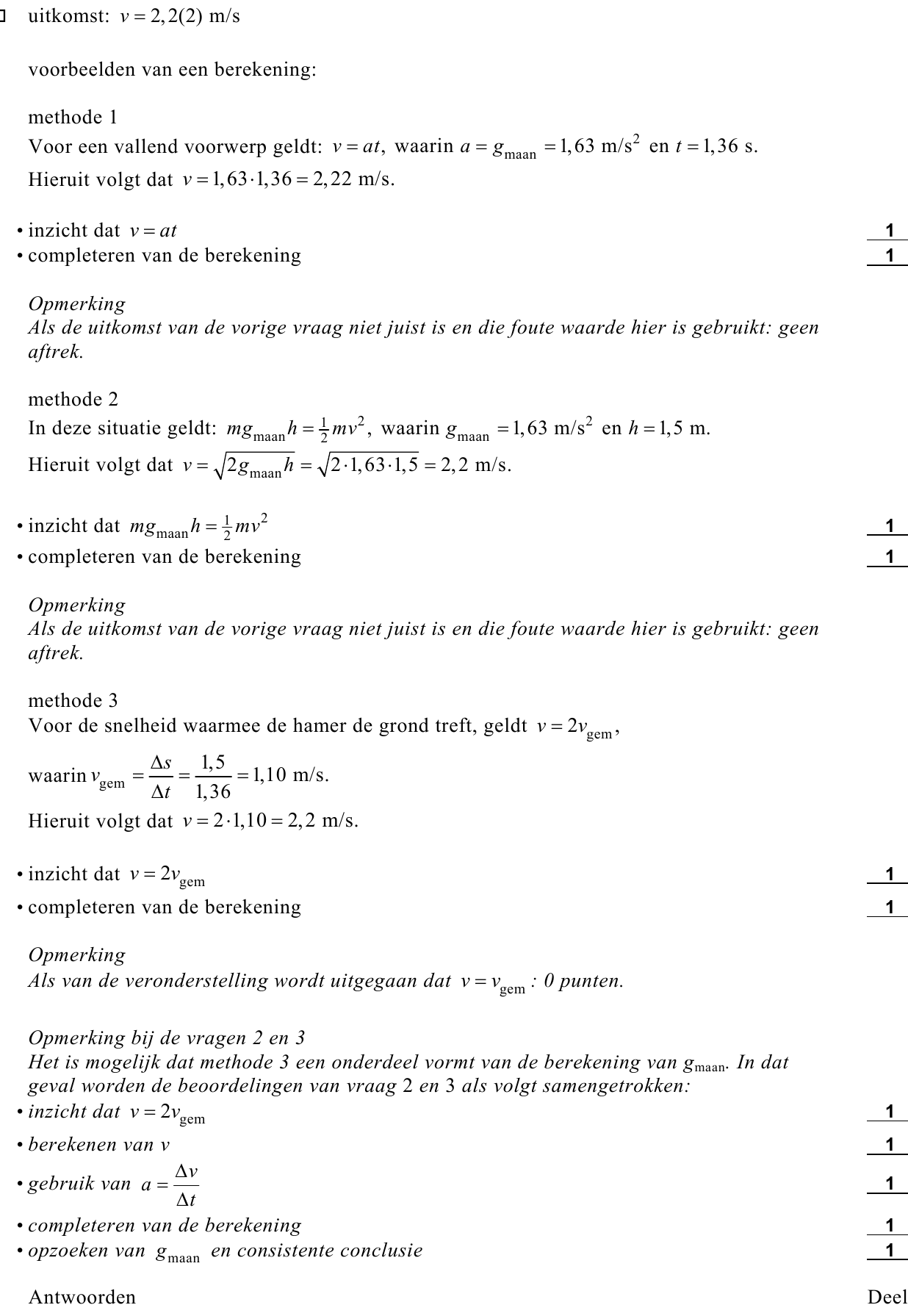 beoordelingsmodel vraag 3