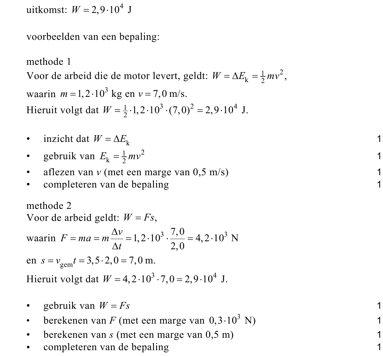 beoordelingsmodel vraag 2