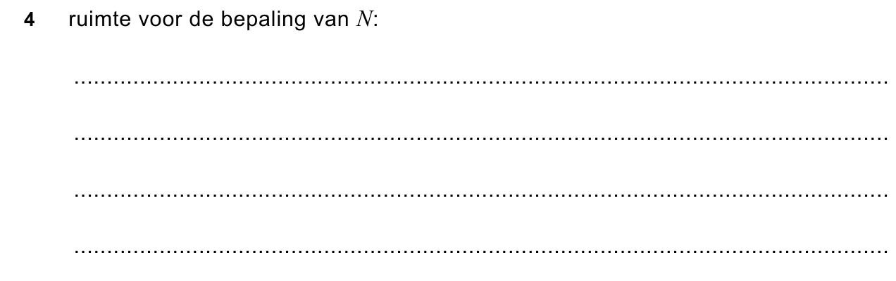 uitwerkbijlage bij vraag 4