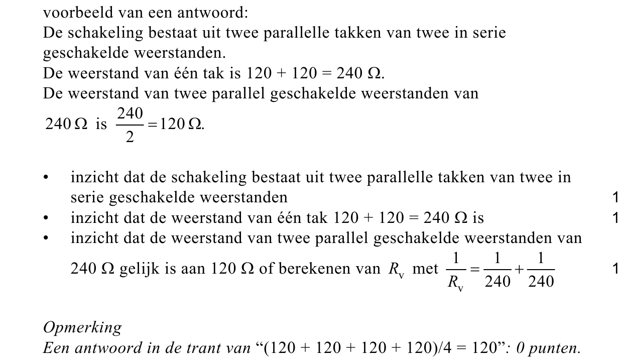 beoordelingsmodel vraag 20