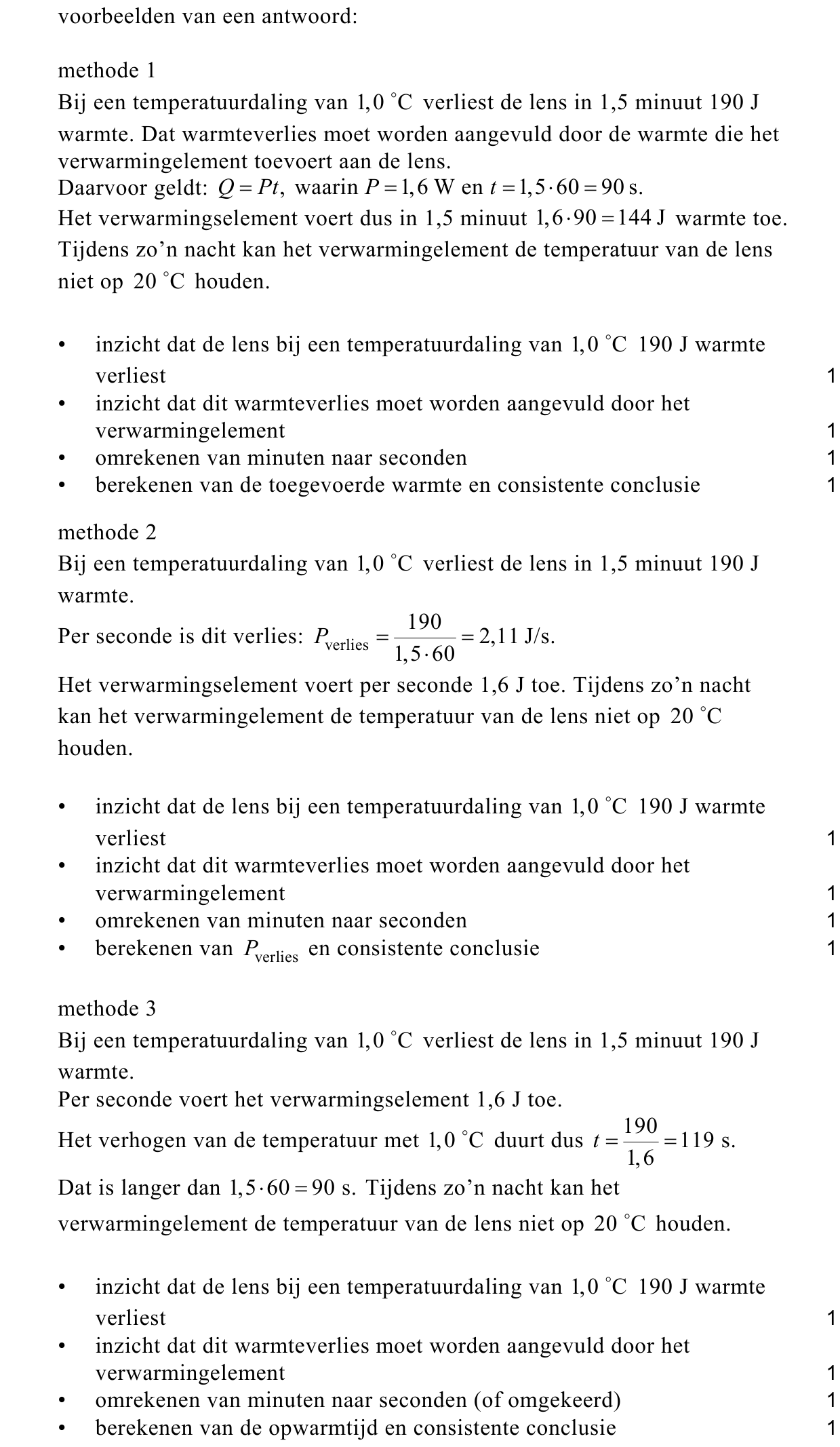 beoordelingsmodel vraag 22