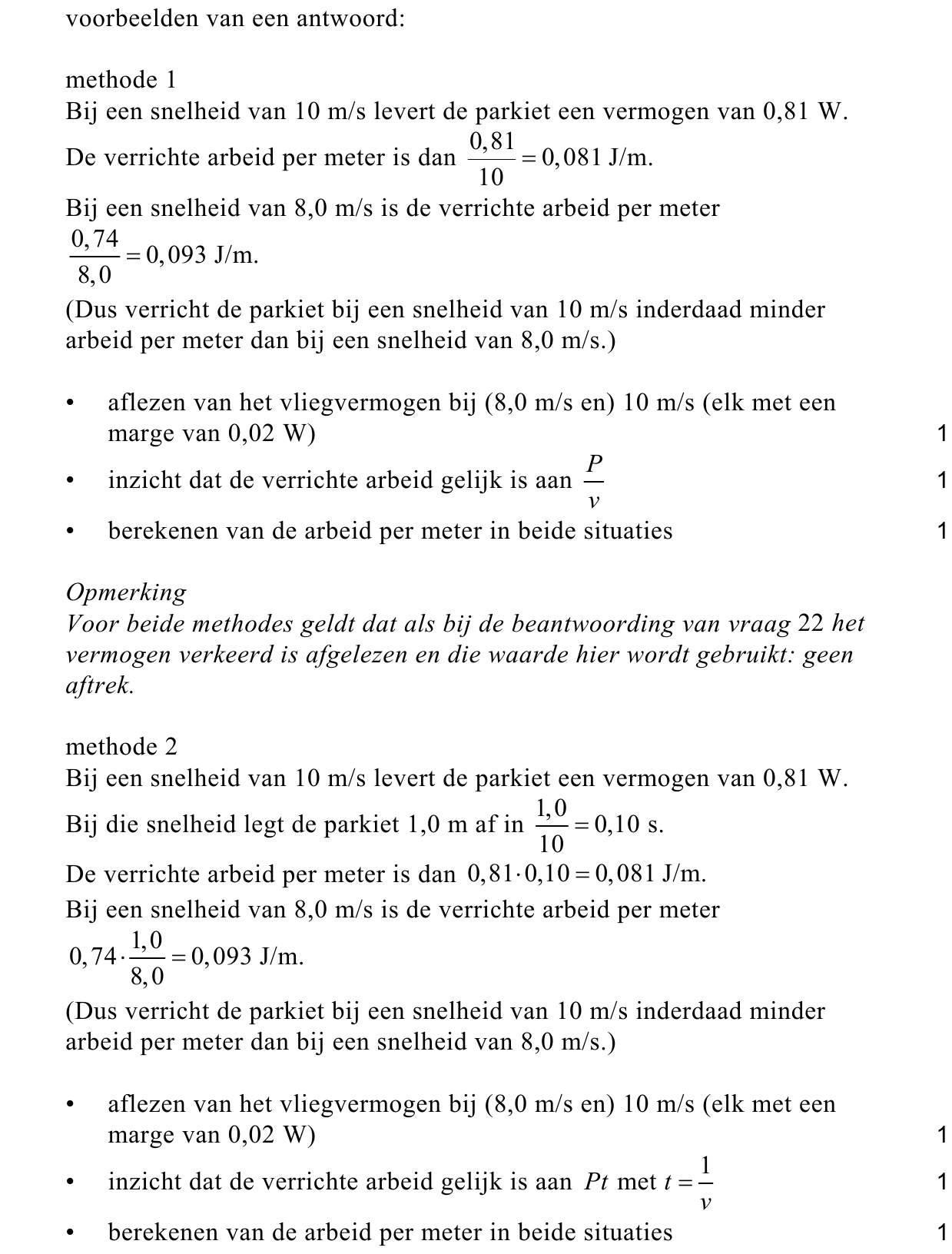beoordelingsmodel vraag 24