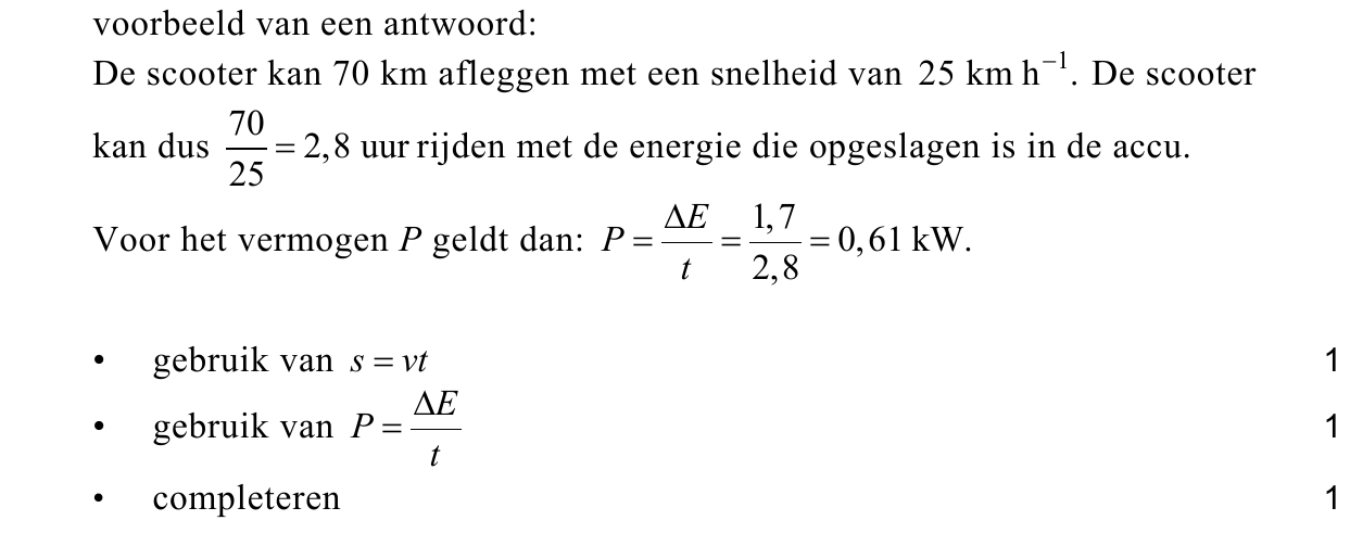 beoordelingsmodel vraag 5