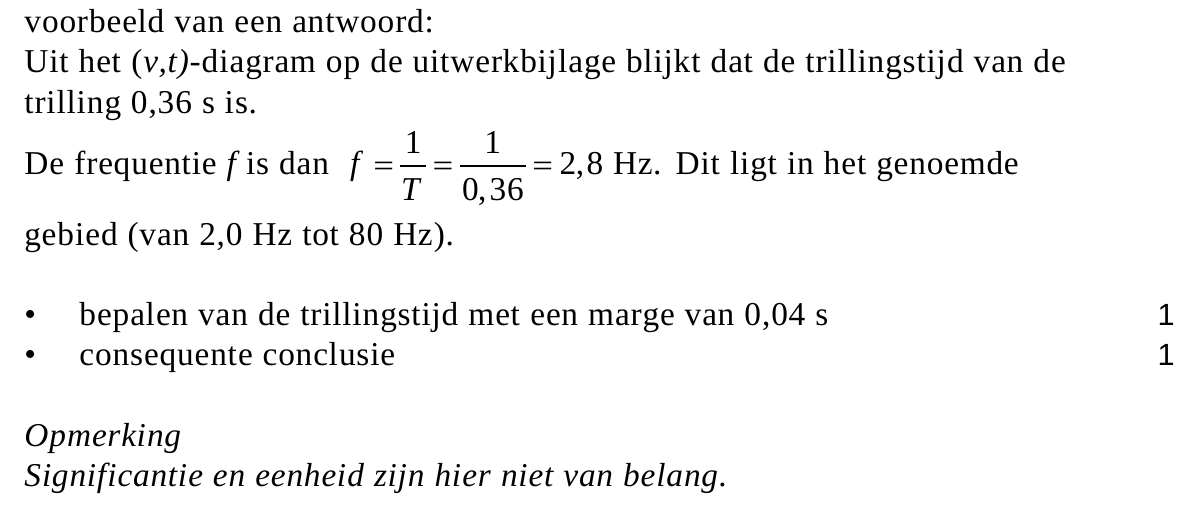 beoordelingsmodel vraag 11