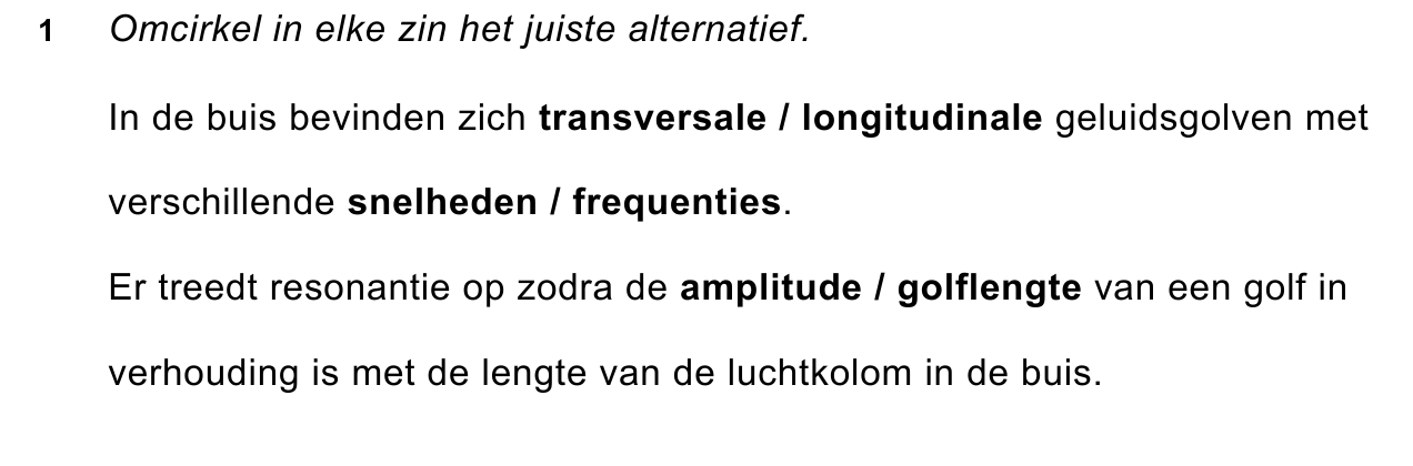 uitwerkbijlage bij vraag 1