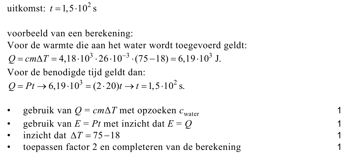 beoordelingsmodel vraag 8