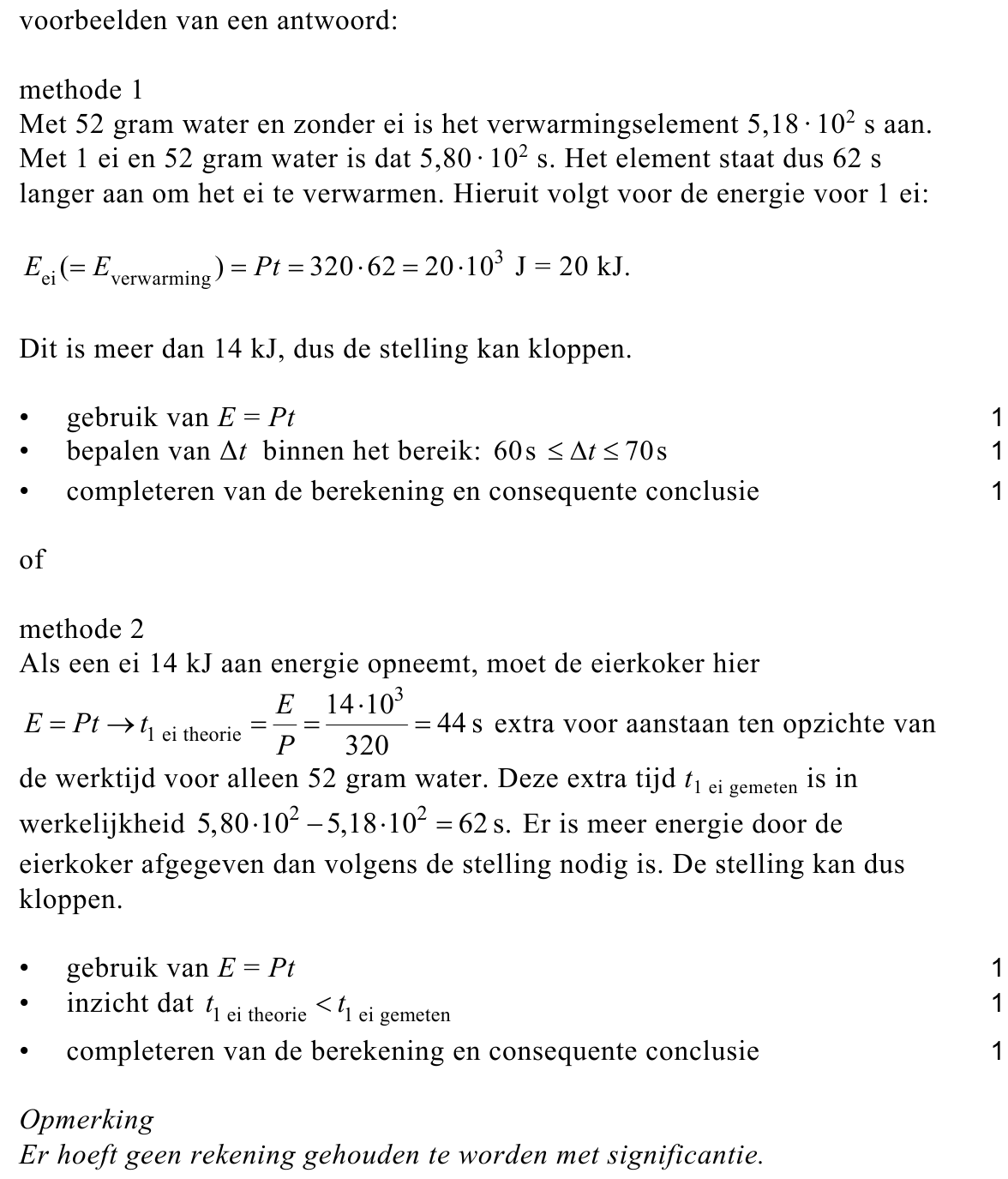 beoordelingsmodel vraag 19