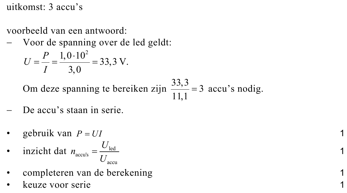 beoordelingsmodel vraag 20