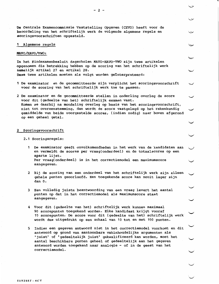 beoordelingsmodel bladzijde 2