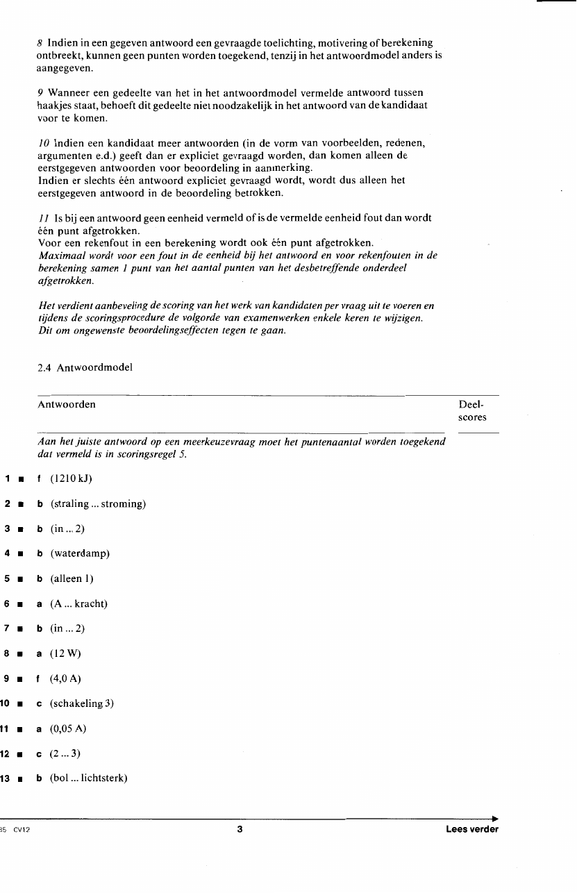 beoordelingsmodel bladzijde 3