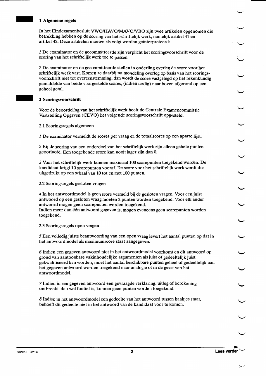 beoordelingsmodel bladzijde 2