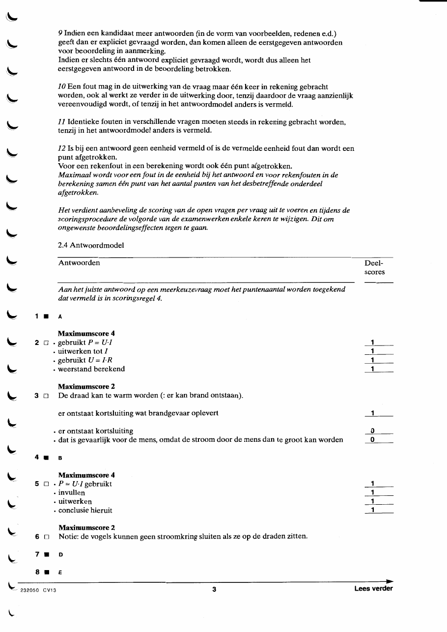 beoordelingsmodel bladzijde 3