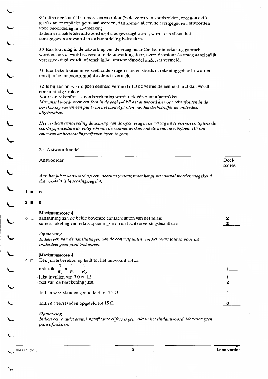 beoordelingsmodel bladzijde 3
