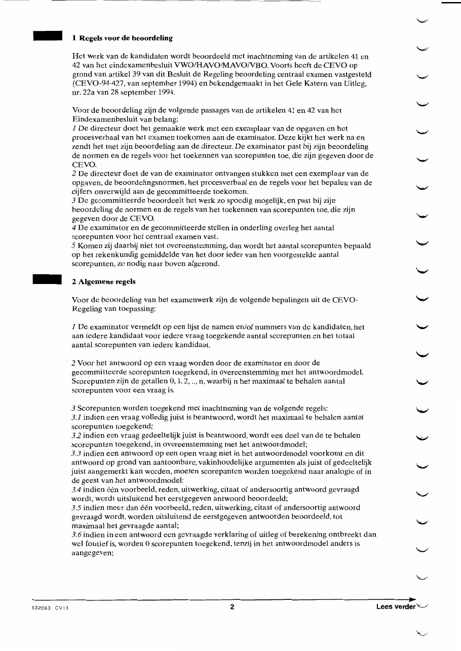 beoordelingsmodel bladzijde 2
