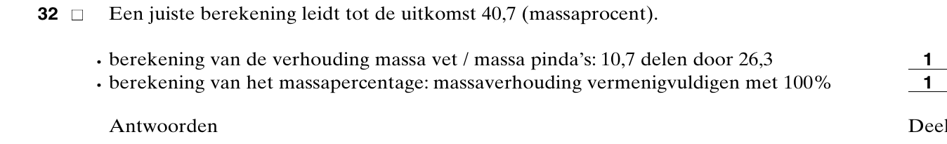 beoordelingsmodel vraag 32