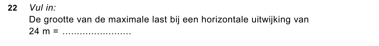 uitwerkbijlage bij vraag 22