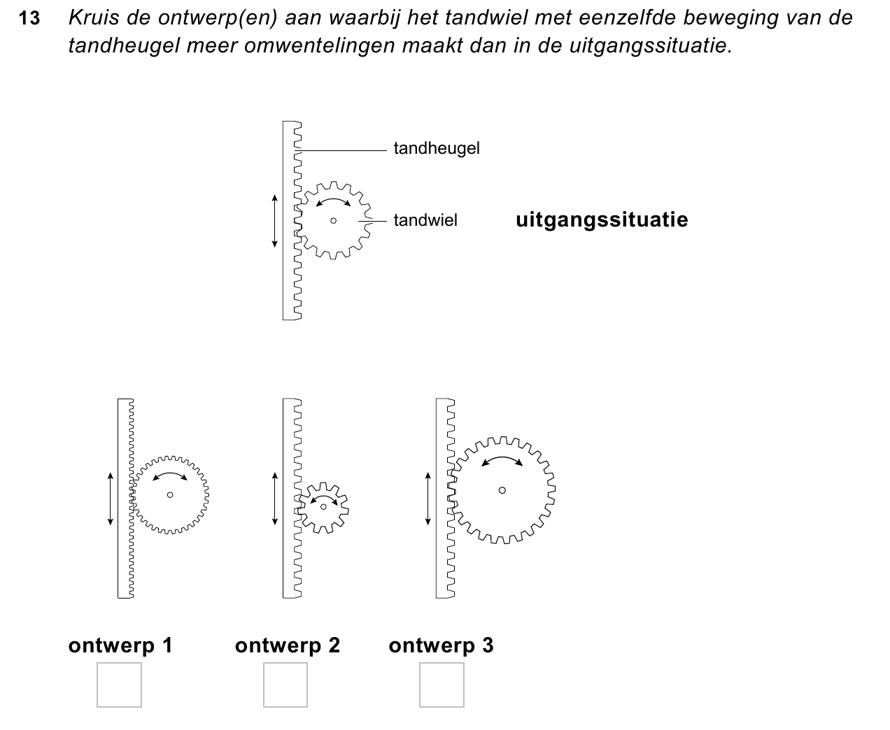 uitwerkbijlage bij vraag 13