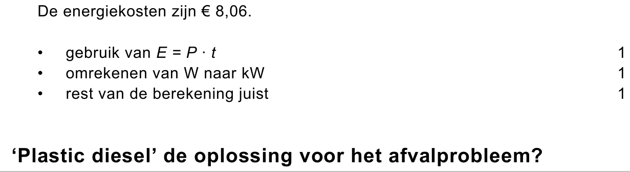 beoordelingsmodel vraag 16