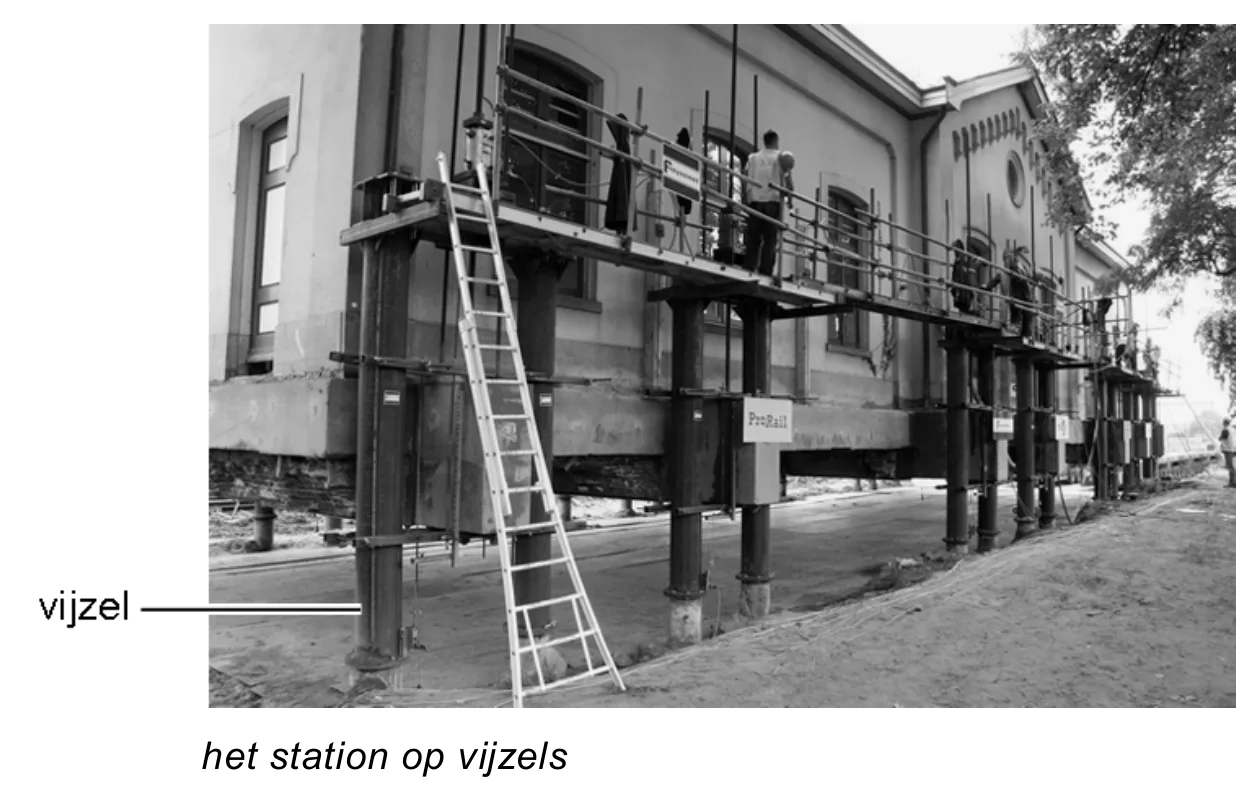 het station op vijzels