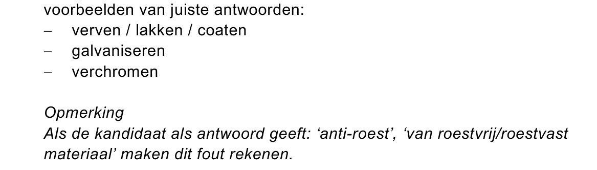 beoordelingsmodel vraag 22