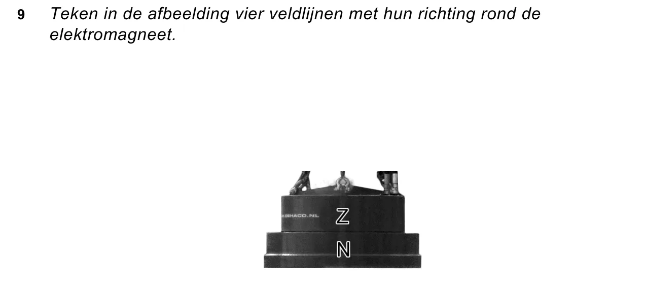 uitwerkbijlage bij vraag 9