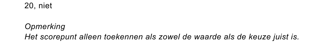 beoordelingsmodel vraag 40